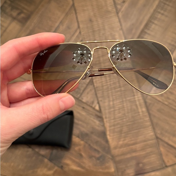 New Never Worn Unisex Ray-ban Aviator Large Metal RB3025 - Picture 8 of 14